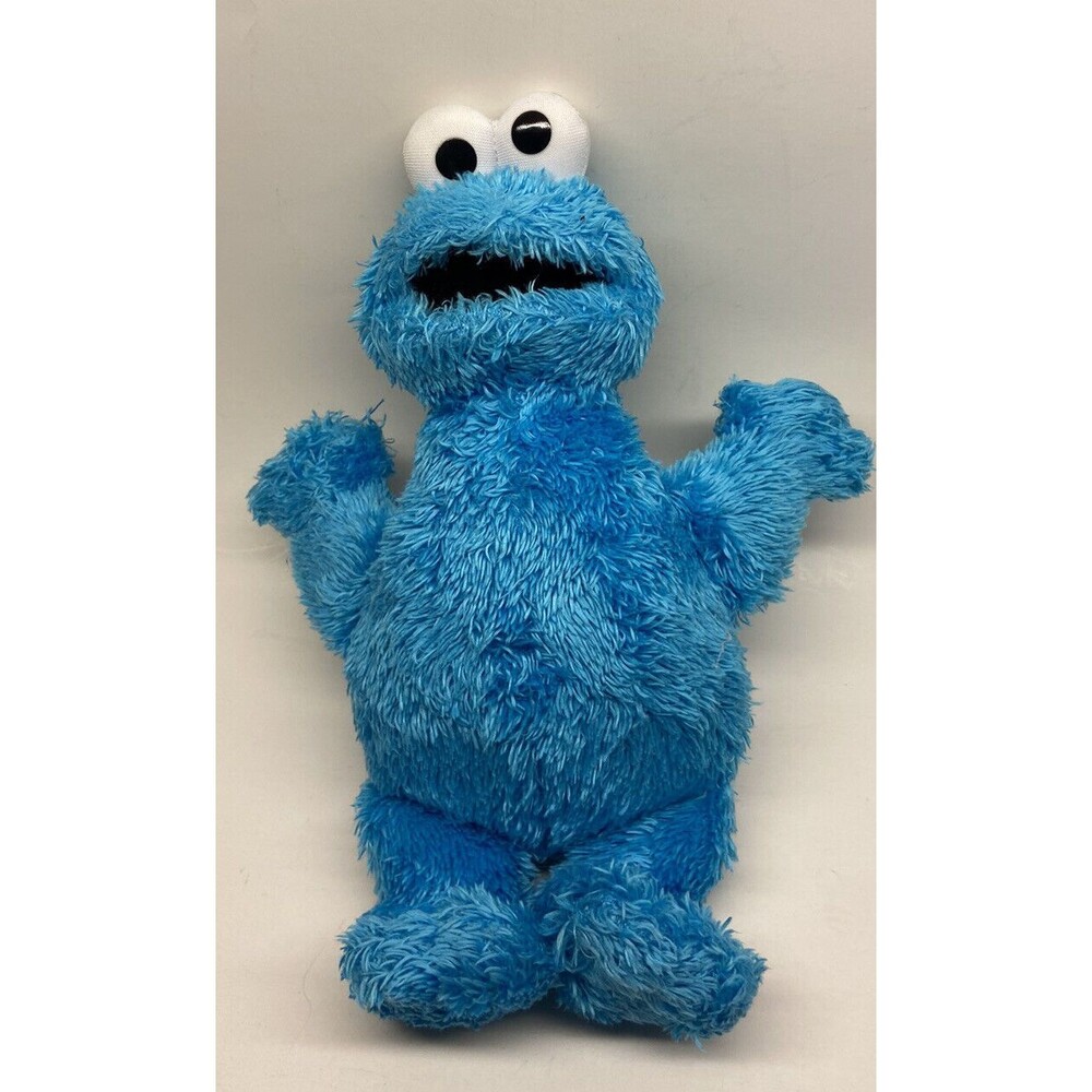 Sesame Street Plush Blue Cookie Monster stuffed  10 inch
